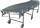 ausziehbar F&ouml;rderer, mit Kunststoffrollen  2 Kunstoffrollen, ausziehbar 1,10 - 2,68 m / 500mm Breit
